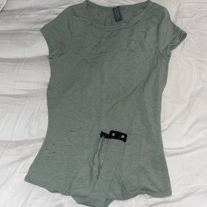 Army green body suit